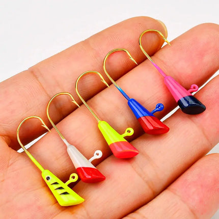 PROBEROS Jigging Head Hook 0.8g 1.8g 2.9g Fishing Jig Hook Saltwater Minnow Shad Jig Head Worm Hook Lureswholesale