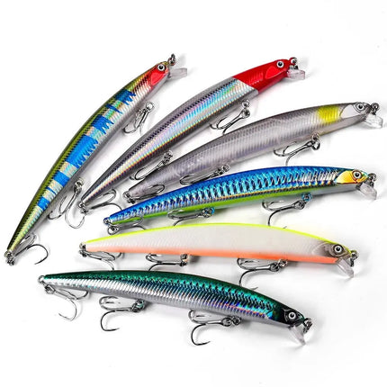 PROBEROS Long Distance Floating Minnow Lure 13cm 14.5g Sea Bass Bait Trolling Fishing Lure Wholesale Lureswholesale