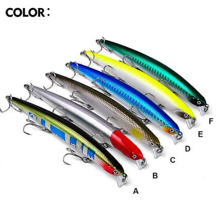 PROBEROS Long Distance Floating Minnow Lure 13cm 14.5g Sea Bass Bait Trolling Fishing Lure Wholesale Lureswholesale