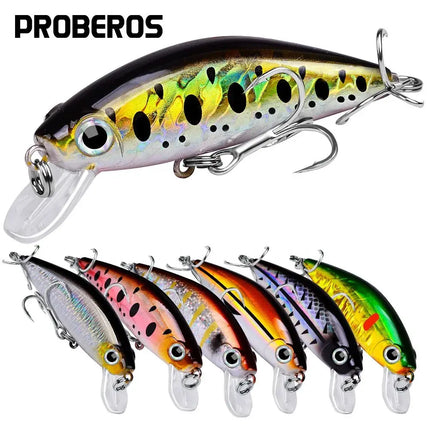 PROBEROS Luya Lures Slow Sinking Minnow 3G/4.5cm Bionic lures New Luya DW489 Lureswholesale