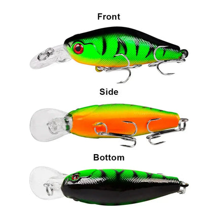 PROBEROS Luya Minnow Bait 7cm 8g plastic bionic hard bait Luya bait fishing gear DXM007 Lureswholesale