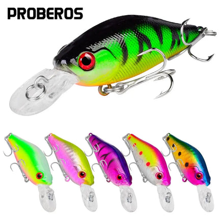 PROBEROS Luya Minnow Bait 7cm 8g plastic bionic hard bait Luya bait fishing gear DXM007 Lureswholesale