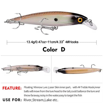 PROBEROS Minnow Lure Bionic Fishing Lures Freshwater Sea Fishing Lureswholesale