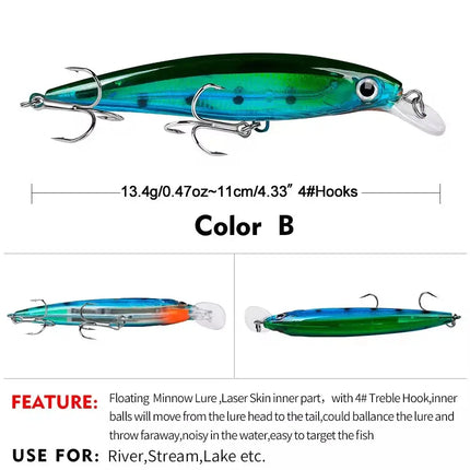 PROBEROS Minnow Lure Bionic Fishing Lures Freshwater Sea Fishing Lureswholesale