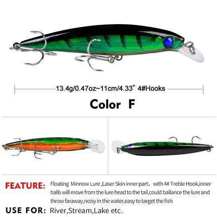 PROBEROS Minnow Lure Bionic Fishing Lures Freshwater Sea Fishing Lureswholesale