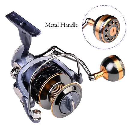 PROBEROS Saltwater Metal Spinning Fishing Reel Bearings Lure Fishing Metal Fish line Wheel Max Drag 21KG Lureswholesale