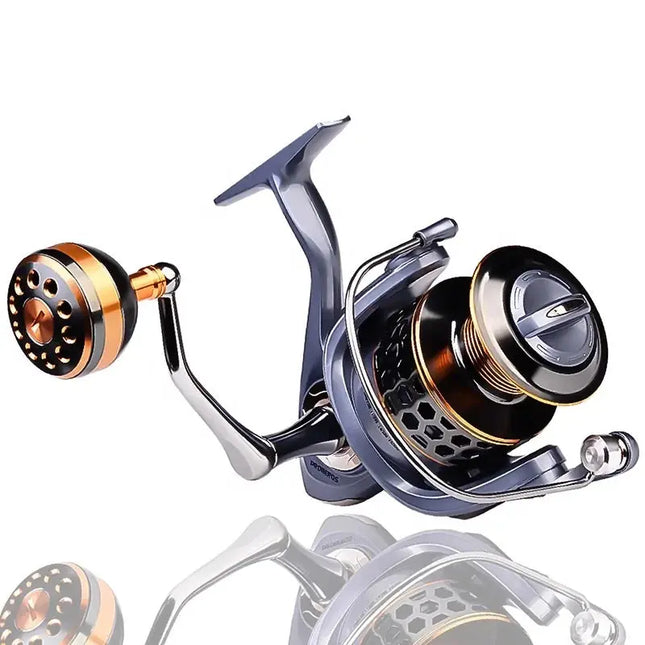 PROBEROS Spinning Fishing Reel Metal Spool 5.2:1 Gear Ratio High Speed Baitcasting Reel Max Drag 21KG Carp Reel for Saltwater Lureswholesale