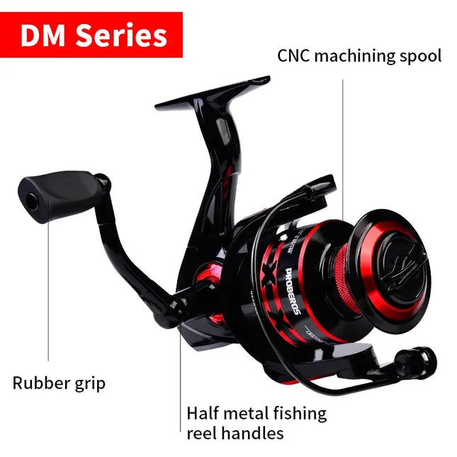 PROBEROS Water Resistance Spinning Reel 21KG Max Drag Power Fishing Reel for Bass Pike Fishing Tackle Lureswholesale