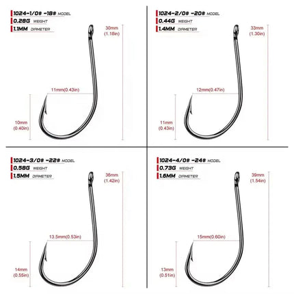 PROBEROS Wholesale High Carbon Steel Fishing Hook Maruseigo Hook Bait Holder Fish Hook Lureswholesale