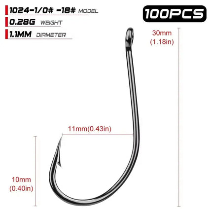 PROBEROS Wholesale High Carbon Steel Fishing Hook Maruseigo Hook Bait Holder Fish Hook Lureswholesale