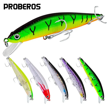 Plastic Minnow Fishing Lure 14cm 25g Sinking Saltwater Artificial Crankbait Wobblers Lureswholesale