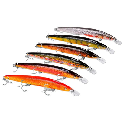 Proberos Brand Luamino Bait Plastic hard bait 15cm-18g fresh water bass all eat bait DW436 Lureswholesale