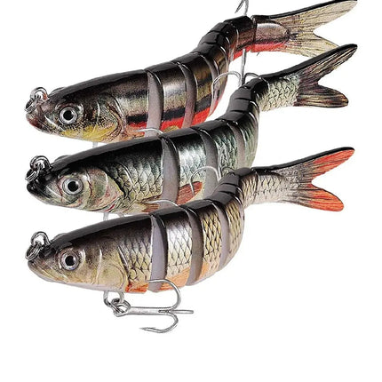 Ready To Ship Wholesale Eight segmented swimbait fishing lure kit lure bait fishing kit Lureswholesale