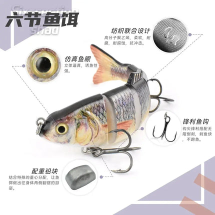 Ready to ship 3pcs in box fishing lure kit factory direct hard lures in stock segmented wholesale fishing lures Lureswholesale