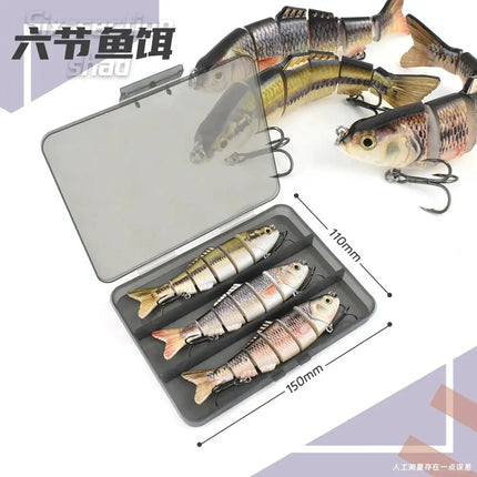 Ready to ship 3pcs in box fishing lure kit factory direct hard lures in stock segmented wholesale fishing lures Lureswholesale