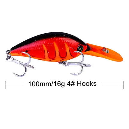 Rock Luya Bait 10.5cm 15g Luya bait with Augin Blood Trough hook bait fishing gear wholesale DW356 Lureswholesale