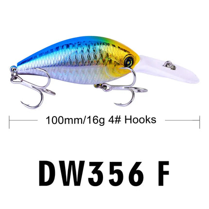 Rock Luya Bait 10.5cm 15g Luya bait with Augin Blood Trough hook bait fishing gear wholesale DW356 Lureswholesale