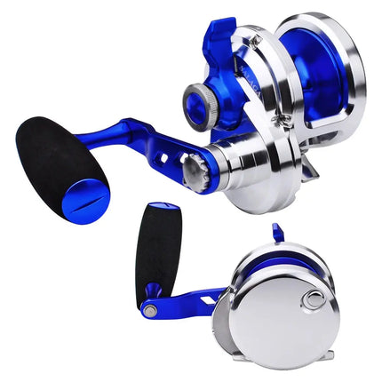 Saltwater Jigging Reel Big Game Trolling Fishing Reel CNC Jigs Fishing Wheel Levelwind Conventional Reel Wholesale Lureswholesale