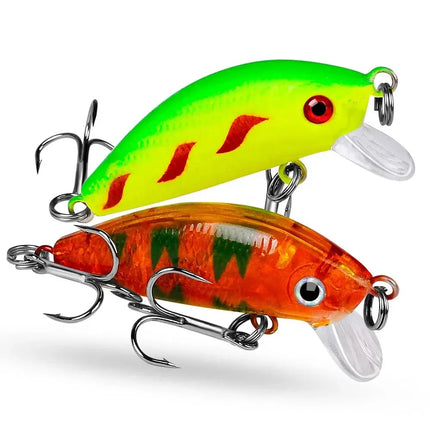 Sea Bass Fishing Lures 5cm 3.6g Floating CrankBait Crank Bait Tackle Artificial Hard Fishing Lure Lureswholesale