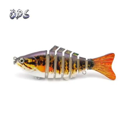 Segmented swimbait in plastic box packaging fishing bait kit wholesale ABS jointed lures Fish Lure Set Fishing Lure Kit Lureswholesale