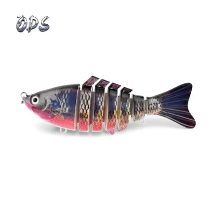 Segmented swimbait in plastic box packaging fishing bait kit wholesale ABS jointed lures Fish Lure Set Fishing Lure Kit Lureswholesale