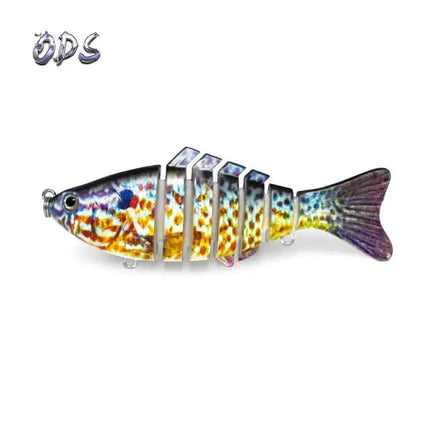 Segmented swimbait in plastic box packaging fishing bait kit wholesale ABS jointed lures Fish Lure Set Fishing Lure Kit Lureswholesale