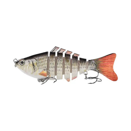 Segmented swimbait in plastic box packaging fishing bait kit wholesale ABS jointed lures Fish Lure Set Fishing Lure Kit Lureswholesale