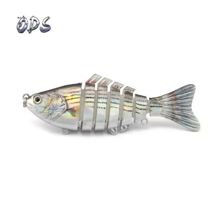 Segmented swimbait in plastic box packaging fishing bait kit wholesale ABS jointed lures Fish Lure Set Fishing Lure Kit Lureswholesale