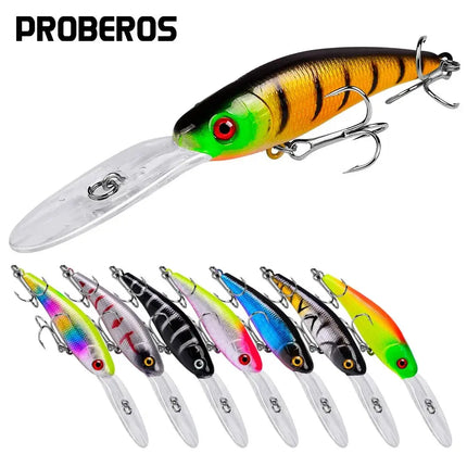 Sinking Minnow Fishing Lure 10cm 7.8g Artificial Plastic Bass Bait Crankbait with Treble Hook Wobbers Tackle Lureswholesale