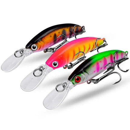 Sinking Minnow Lure ABS 7cm 5.5g Artificial Hard Plastic Jerkbait Sea Fishing Minnow Fishing Lure Bait Lureswholesale