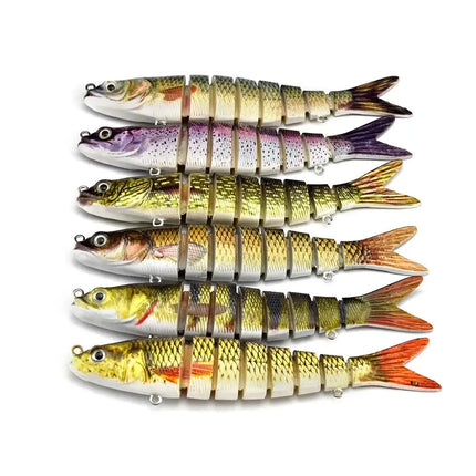 Sinking Wobblers Fishing Lures Bait Jointed Crankbait Swimbait 8 Segment Hard Artificial Bait For Fishing Tackle Lure Lureswholesale