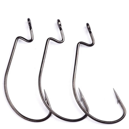 Soft Bait Worm Hooks Crank Single Hook High Carbon Steel Jig Big Fishhooks Lure Jerk Fishing Hook Lureswholesale