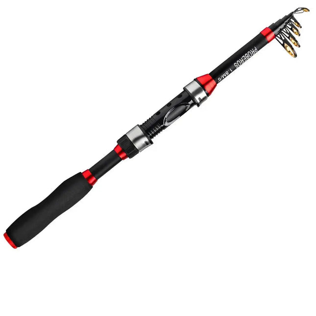 Lureswholesale® Spinning Telescopic Fishing Rod and Reel Combo Kit - Lureswholesale