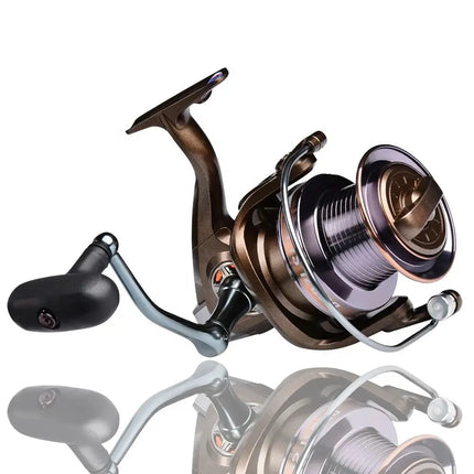 Strong Full Metal Spool Spinning Reel 14+1BB Ball Bearings Max Drag 30kg Freshwater Saltwater Carp Fishing Reel Lureswholesale