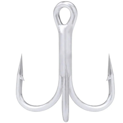 Strong High Carbon Steel Round Bend Treble Hooks Standard Strength Hook Fishing Tackle Lureswholesale