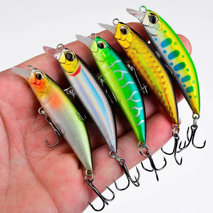 Submerged Minoluya bait 5cm 7cm plastic bait bionic hard bait freshwater sea fishing bass beak lure Lureswholesale