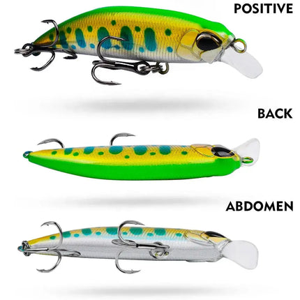 Submerged Minoluya bait 5cm 7cm plastic bait bionic hard bait freshwater sea fishing bass beak lure Lureswholesale