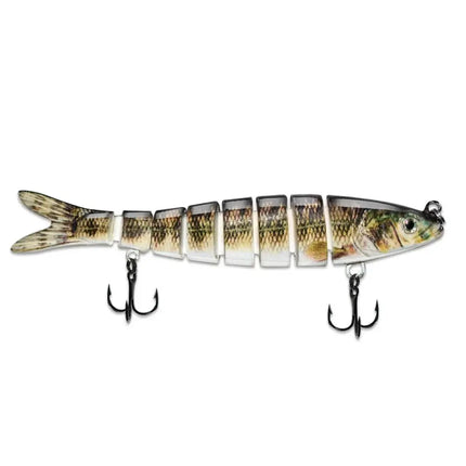 Super Flexible Action High Quality ABS Hard Plastic 8 Segments 142mm 27g Jointed Swim bait Action Multi Jointed Fishing Lures Lureswholesale