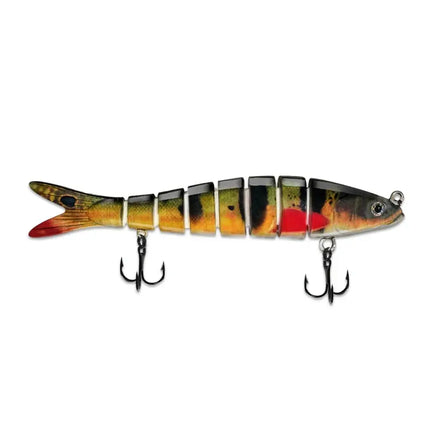 Super Flexible Action High Quality ABS Hard Plastic 8 Segments 142mm 27g Jointed Swim bait Action Multi Jointed Fishing Lures Lureswholesale