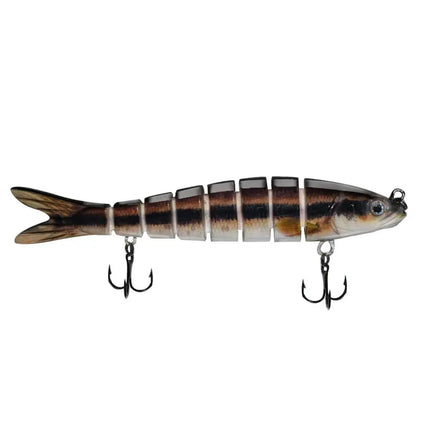 Super Flexible Action High Quality ABS Hard Plastic 8 Segments 142mm 27g Jointed Swim bait Action Multi Jointed Fishing Lures Lureswholesale