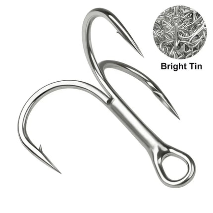 Super Strong Treble Hooks Fishing Tackle High Strength High-Carbon Steel Jigging Hook Saltwater Fishing Hook Lureswholesale