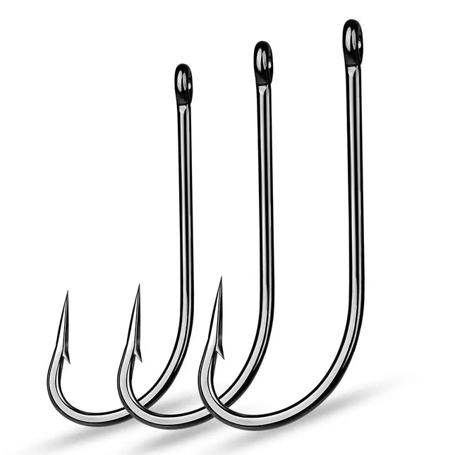 Wholesales Barbed Fishhooks 9225 High Carbon Steel O'shaughnessy Fishing Hook Carp Fishhook 100pcs/bag Lureswholesale