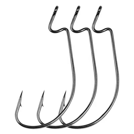 Wide Gaps Offset Worm Hooks Jig Fishing Hooks Set Fishhook Bass for Fishing Lure Lureswholesale