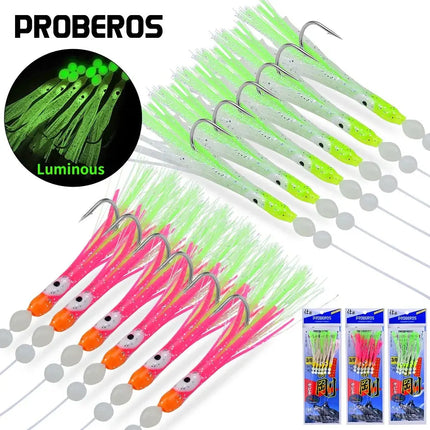 fish mackerel boat fishing big object bionic fish hook white sword fish hook fishing group bait Lureswholesale